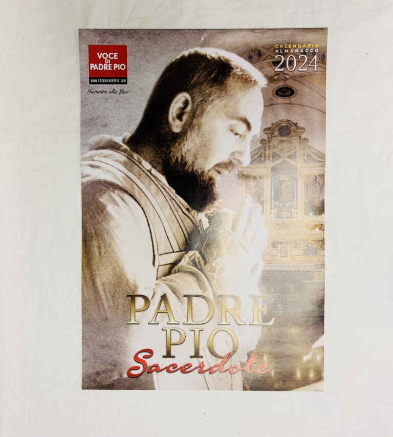 2024 Voice of Padre Pio Calendar - Italian - National Centre for Padre